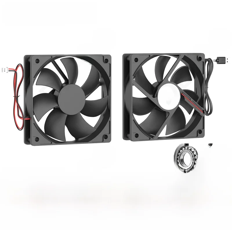 Wentylator chłodzący Double Ball 120x120x25mm DC 5V 12V 24V 48V 12cm 120mm Wentylator chłodzący 12025 Wentylator obudowy komputera Btc Server PC Wentylator chłodzący — zdjęcie produktu 6