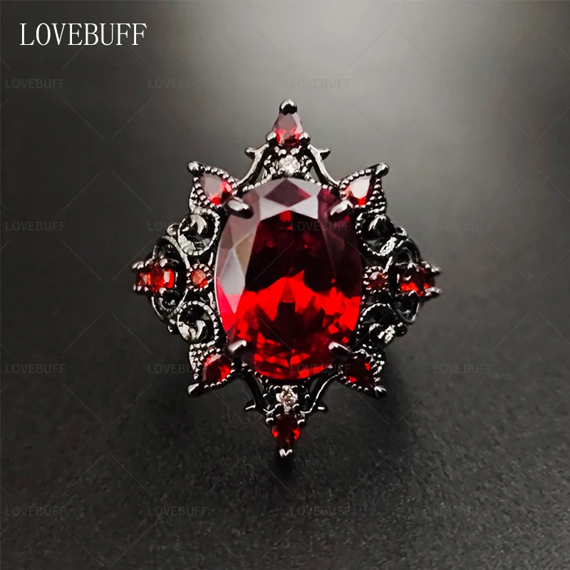 LOVEBUFF LAD Sylus: Abyssal Mark Red Gem Ring