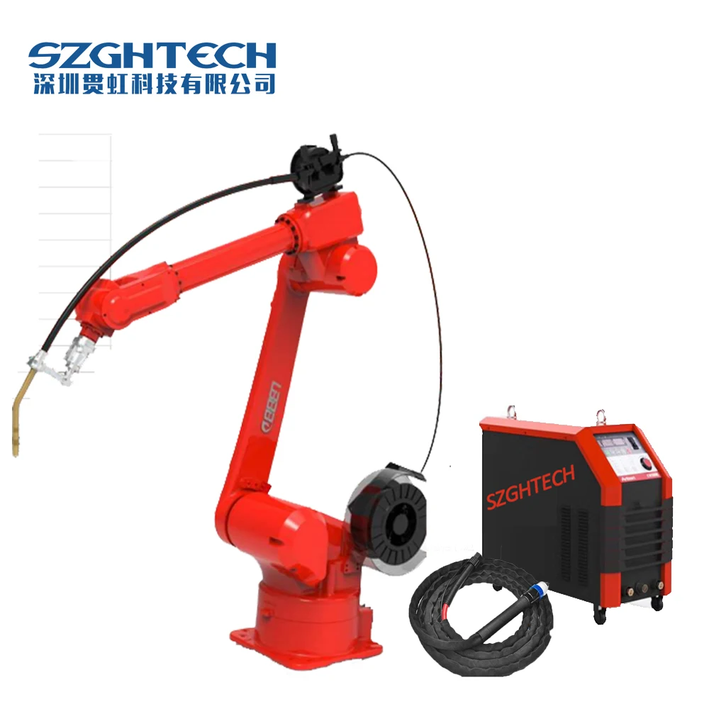 Industrial Robot Arm With Servo Motor And Servo Driver Kits 6 Axis 6KG Load 2100mm Reached