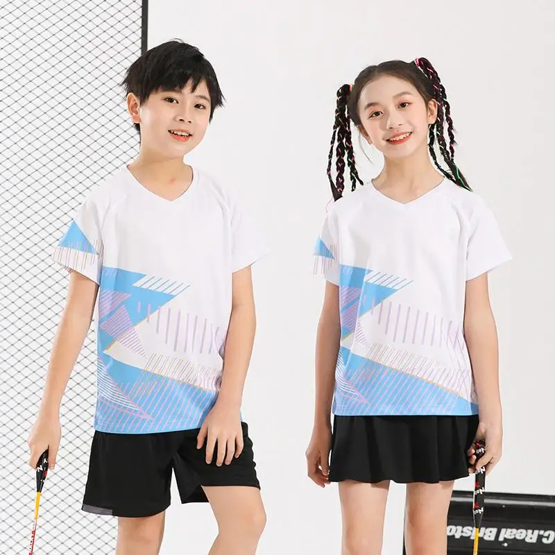 Nuova maglia da Ping Pong girocollo Quick Dry sport Badminton t-Shirt manica corta Ping Pong camicia uomo donna bambini stampa 3D