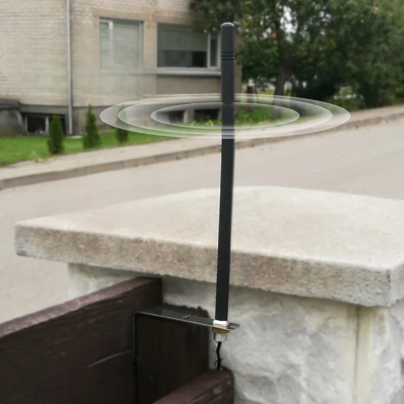 Antena 433 MHz Antena 433 MHz do bramy garażowej Wzmacniacz sygnału radiowego Bezprzewodowy wzmacniacz, Antena sterująca bramą 433,92 MHz — zdjęcie 2