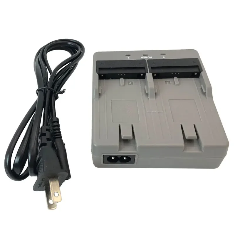 Gloednieuwe Dual Charger CDC77 Voor Top BDC71 BDC72 GM-52 Batterij, batterij Oplader CDC77 Voor SOK GM101 IM52 FX101 Total Station - afbeelding 2