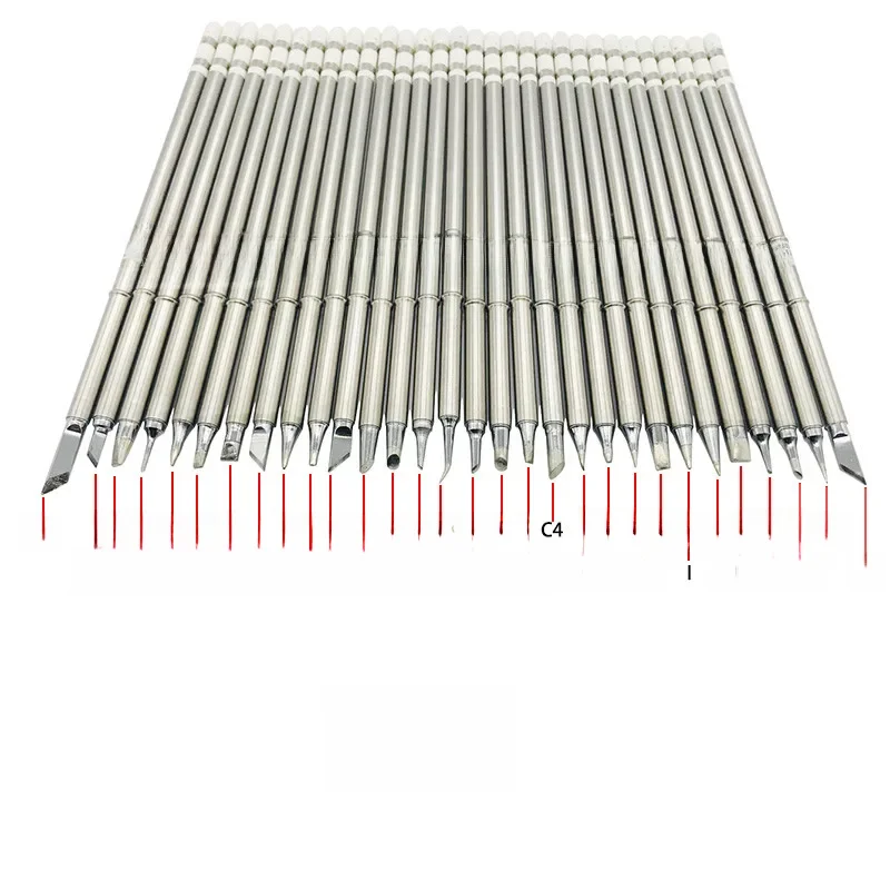Darmowa wysyłka T12 elektryczne groty lutownicze T12-K B2 BC2 ILS JL02 D24 KF dla Hakko fx951 DIY zestawy stacji lutowniczej — zdjęcie 2