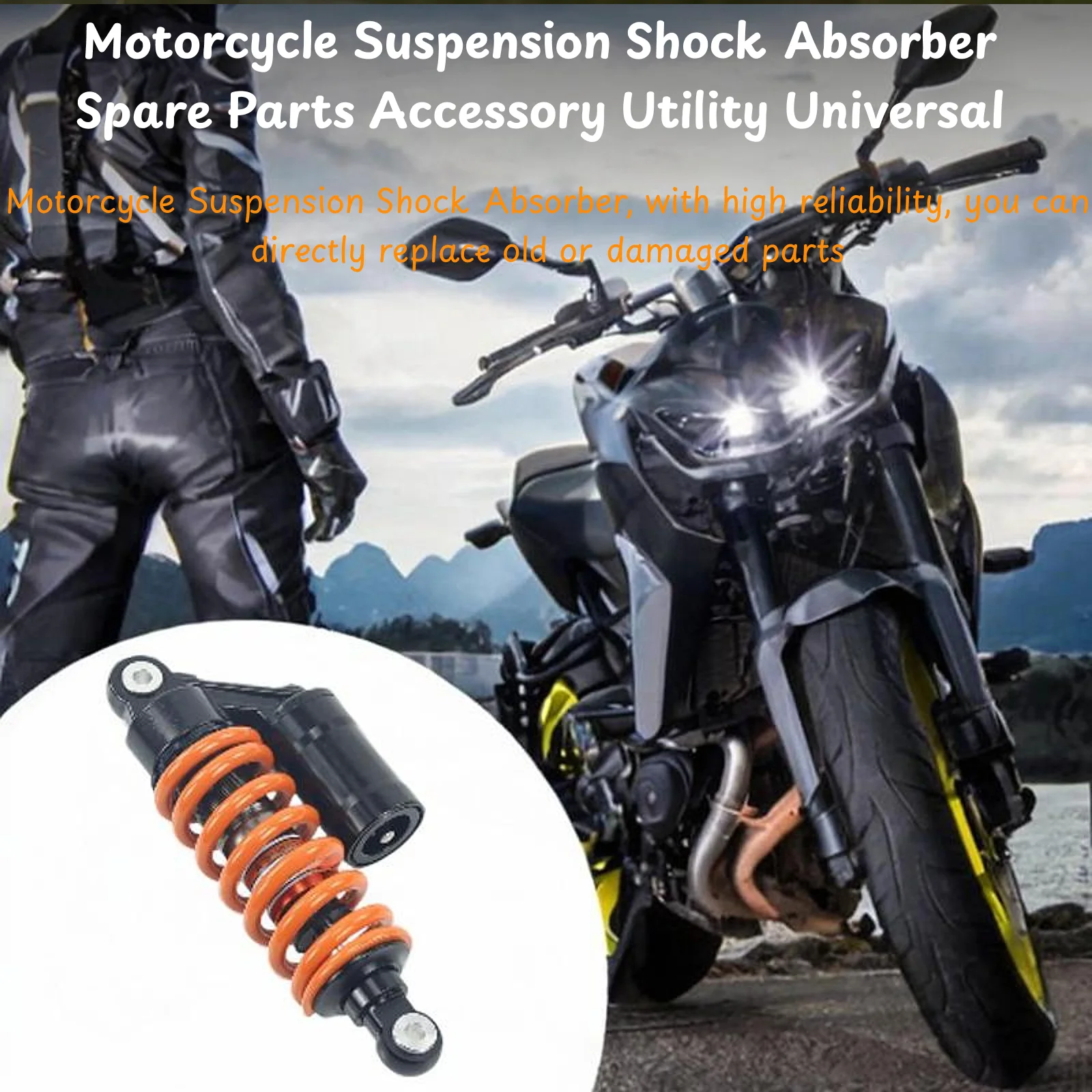 

Motorcycle Suspension Shock Absorber Spare Parts Accessory Utility Universal Wear Resistant Accessories for Dirt Pit Bikes ATV