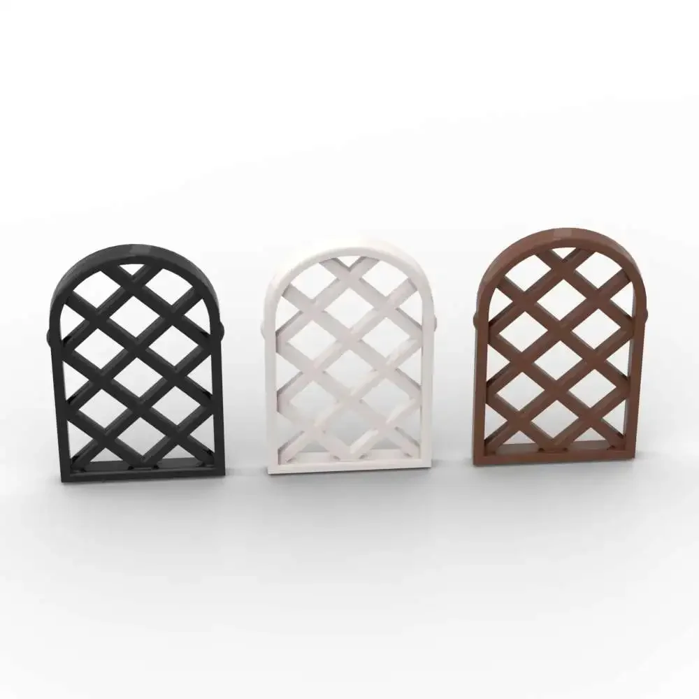 MOC 10 pièces 30046 panneau pour fenêtre blocs de construction treillis diamant briques éducatives particules Puzzle jouet enfants cadeaux d'anniversaire