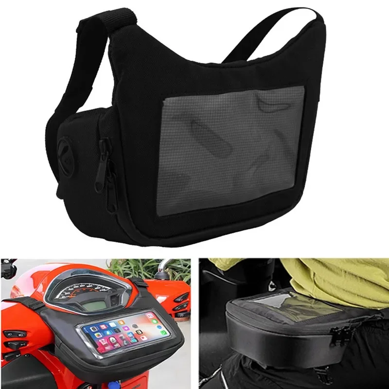 AliExpress BoFaCarry Universal Motorbike Handlebar Bag Waterproof Large Screen Motorcycle phone Storage bag For Vespa Cycling Satchel fanny pack