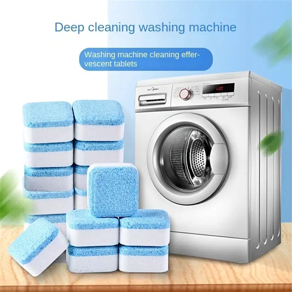 4/5/8PCS Tablets Cleaner Tablets Washing Machine Effervescent Remover Tablet for  Automatic Tolilet Cleaning