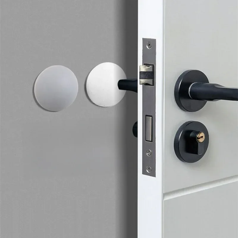 Pare-chocs de poignée en silicone auto-adhésif, butée de porte muette, protection anti-choc, protection murale, amélioration de l'habitat