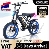 KOOLUX BK29 500W 48V 15Ah 55-80KM Long Range Electric Bike Bike E-bike Motor Bike