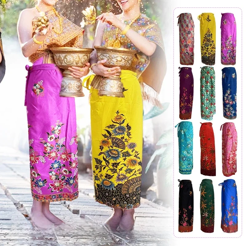 Etnische stijl Dai Tube Rok Sarong Maleisië Zuidoost-Azië Thais Traditioneel Dames China Xishuangbanna Dai Prestatiekostuum - afbeelding 2