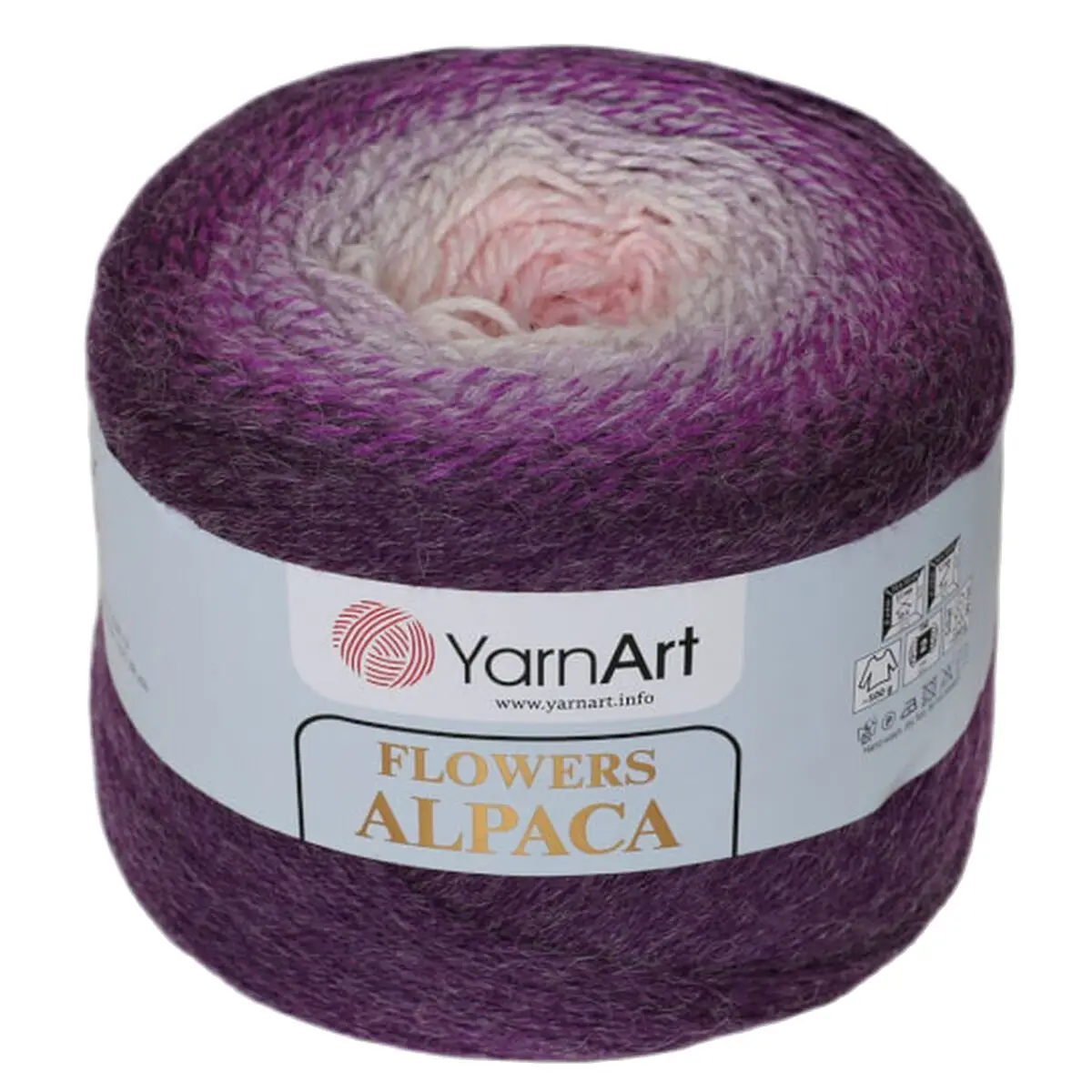 Yarnart Flowers Alpaca Ebruli Hand Knitting Yarn 20% Alpaca 80% Acrylic 940 Mt. 250 gr. Shawls, Blankets, Cardigans, Dresses