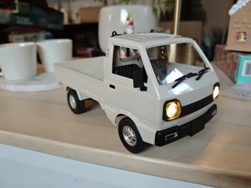 WPL D12 1:10 / 1:16 RC CAR Simulation Drift Climbing Truck LED Light Haul Cargo Remote Control Electric Toys For Children photo review