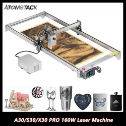 Atomstack A30 S30 X30 Pro 160W Laser Engraving Cutting Machine Wifi With Air Assist Home Commercial Diy Gift Logo Diode Laser