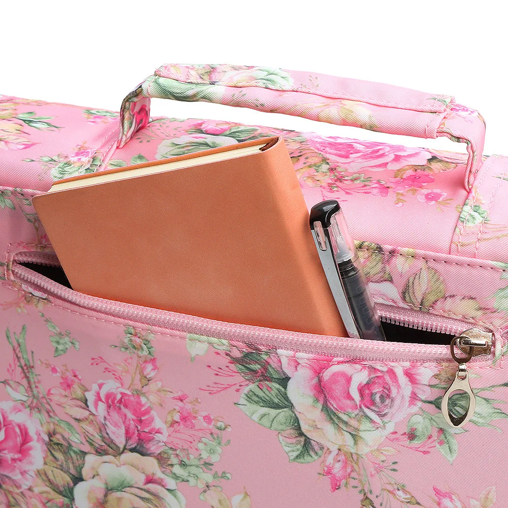 Rose-Patterned Pencil Case with a Fresh Floral Texture Design—200/252/300 Hole Design, Durable Fabric Storage Bag, Suitable for Pencils, Markers, Scissors—Portable Office Art Supplies Organizer, Art Supplies Storage, Colorful Illustrations, Sturdy Structure, Portable Single-Piece Colored Pencil Organizer, Keeps Your Desk Tidy and Clean.