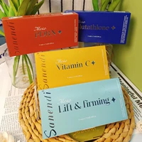 Corea del Sur Sanendi cuidado de la piel vitamina C GSH salmón ADN piel reparación hidratante profunda ampolla esencia facial conjunto 5x7ml viales