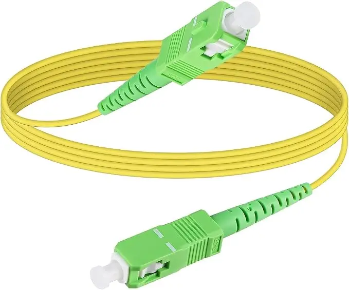 Câble à fibre optique Simplex OS2 monomode SC APC vers SC APC LZSH 2,0 mm
