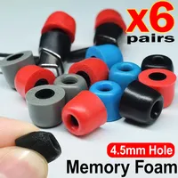 Comfortable Memory Foam Eartips for 4.5mm Dia In-Ear Earphones Earbuds Earplugs Noise Cancelling Ear Pads 11/12/13mm Ear Tips