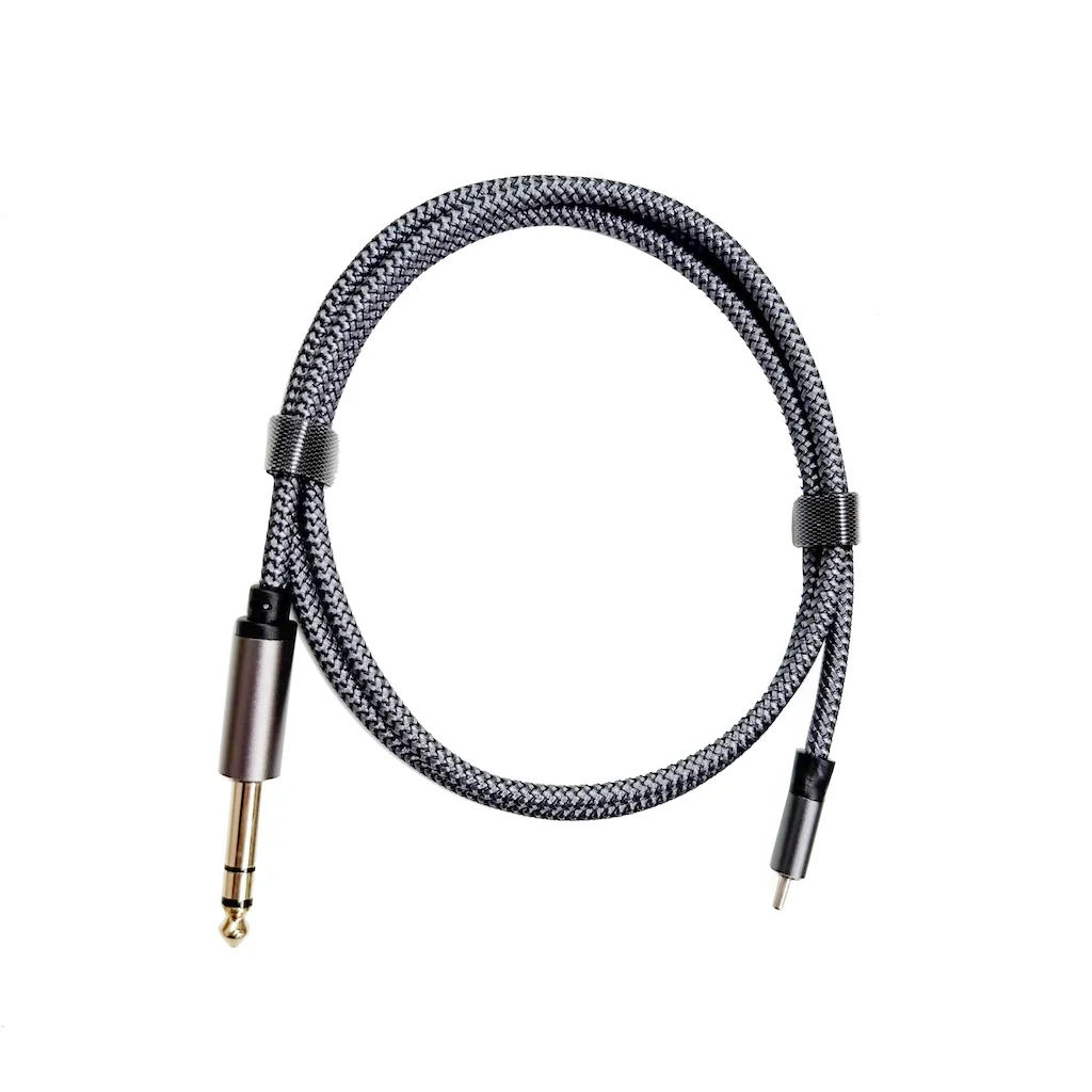 1/2/3/5m USB C to 6.35mm cable,Type C to 6.5mm audio adapter auxiliary jack stereo cable for amplifier, speaker, Mixing Console