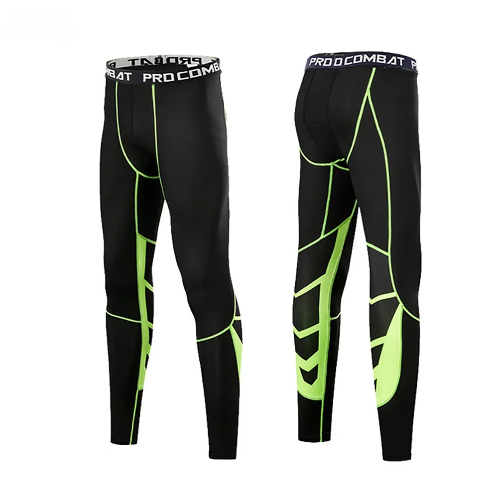 Sport Fitness Pantalons Hommes Lait Soie Stretch Skinny Ultra-Mince À Séchage Rapide Courir Basketball Leggings D'entraînement