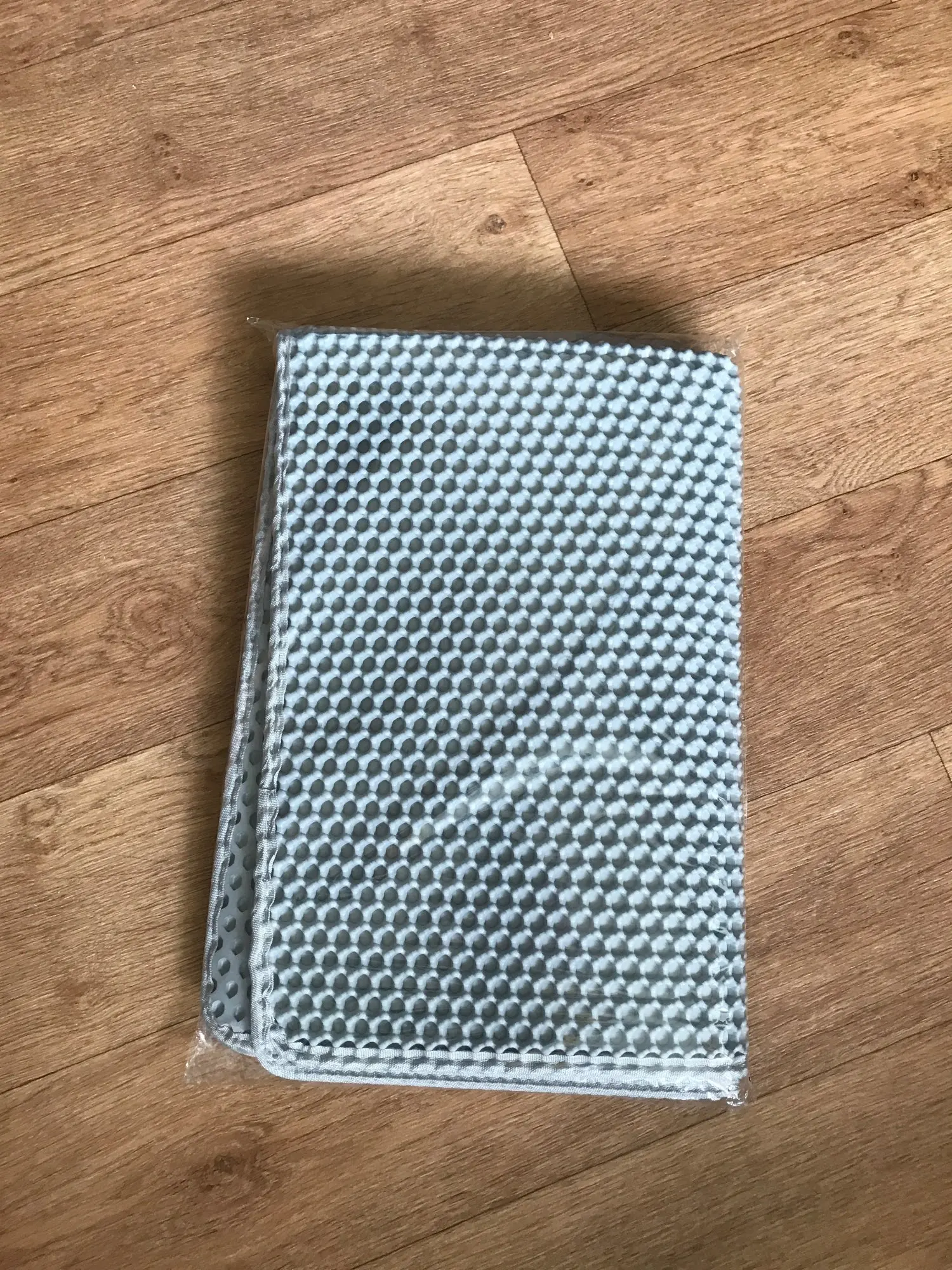 Customer review photo for Double-Layer Cat Litter Mat