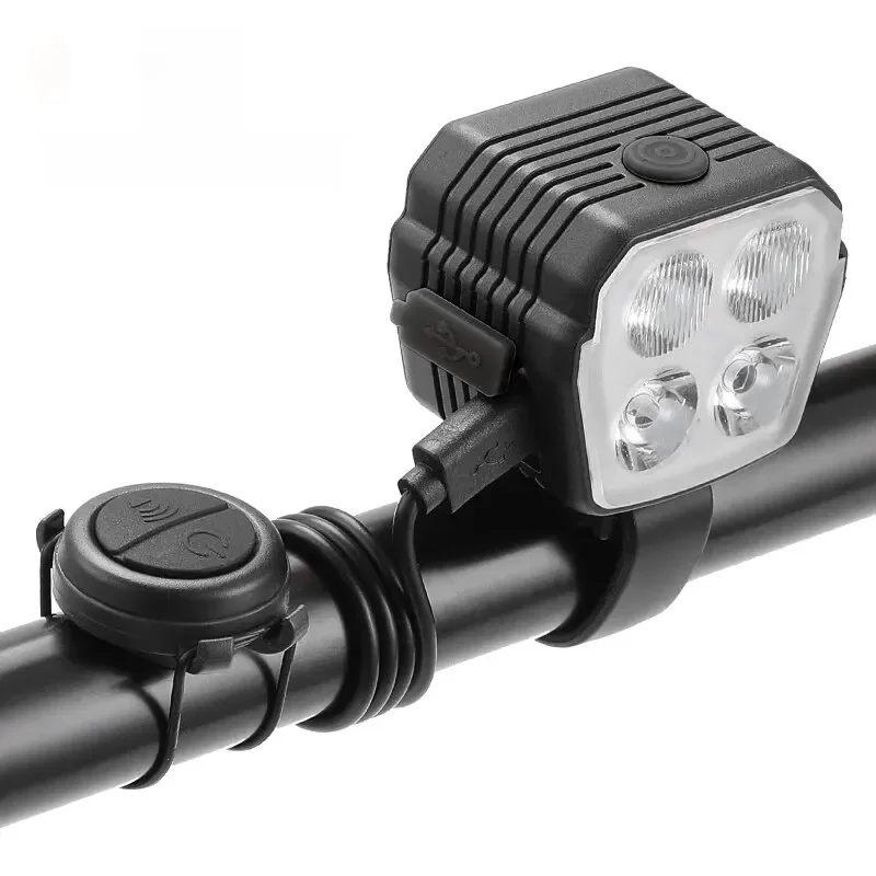AliExpress OFFBONDAGE Bicycle Headlight Horn 2-In-1 Bike Near And Far Light 2/4 Lamp Beaded Wire Control Bell