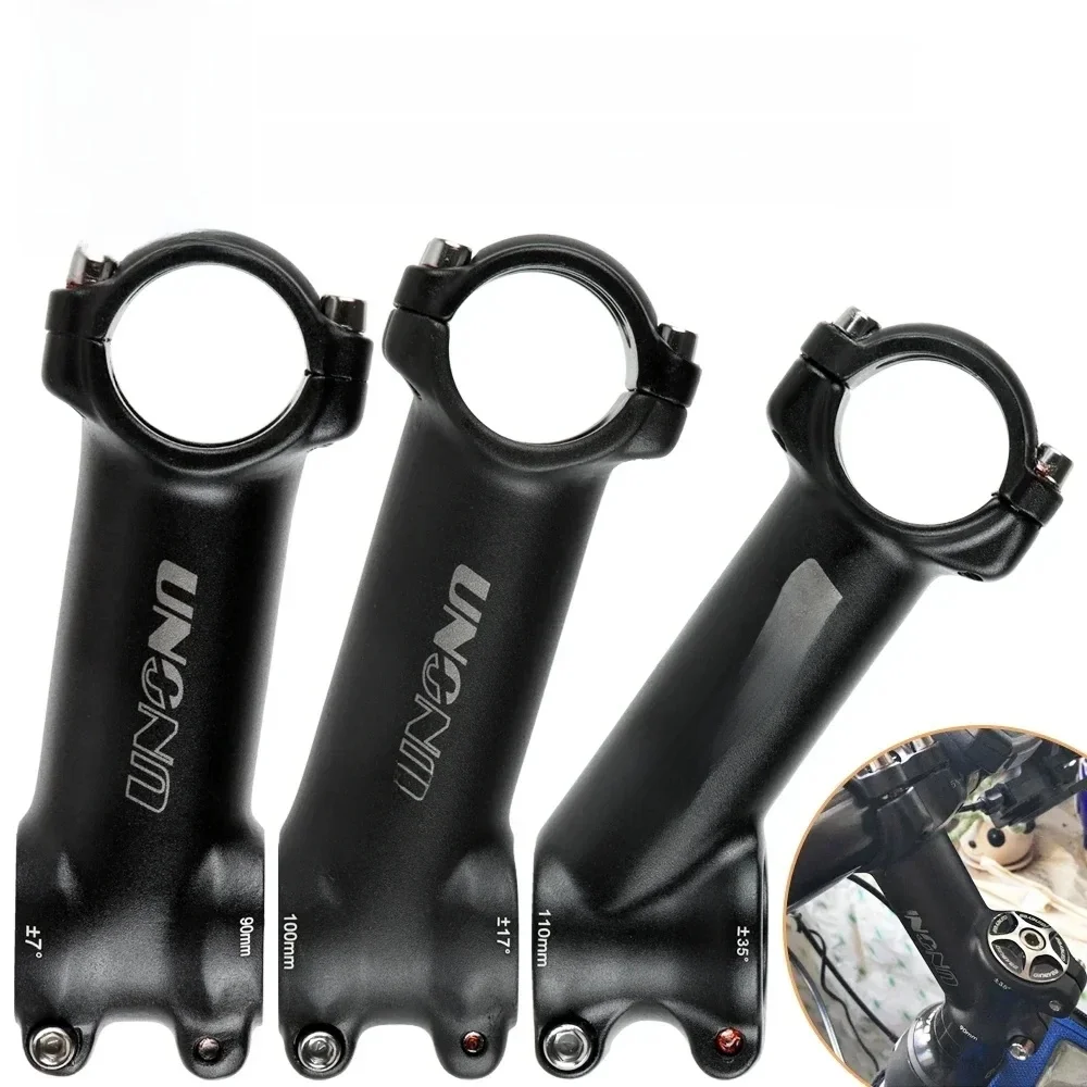 AliExpress NONE UNO MTB Bike Stem -7 17 35 Degree Ultralight Aluminum Alloy 31.8mm 60 70 80 90 100 110 120 130mm Road Bicycle Stem King Alloy