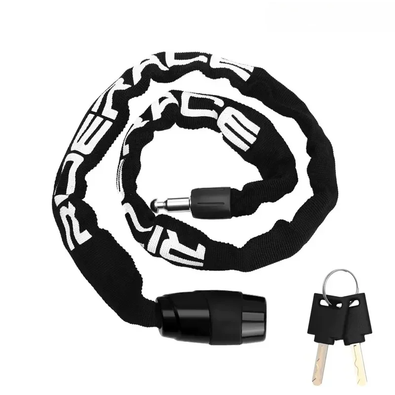 AliExpress 95cm Motorcycle Chain Lock Portable Anti-theft High Security MTB Mountain Bike Lock With 2 Keys For Scooter Electric E-Bike