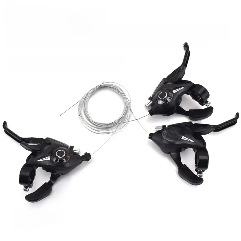 AliExpress YTYIN Mtb Bike Shifter Levers Brake 3x7x8 21 24 Speed EF51 Bicycle Disc Handle Brake Levers Cycling Shift Cable Bicycle Accessory