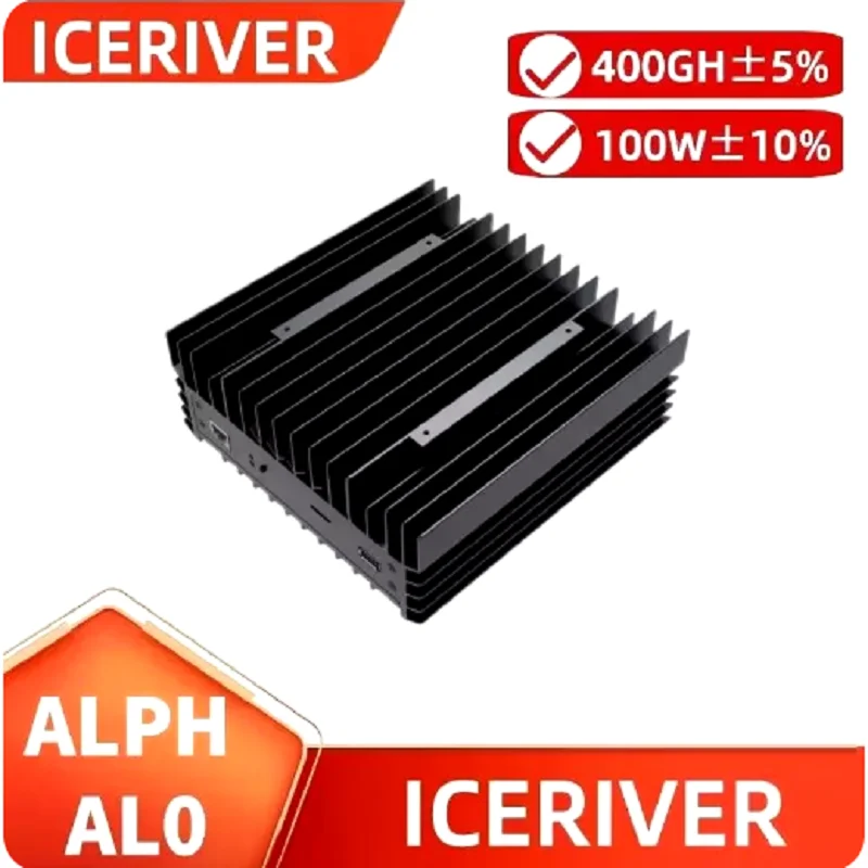 Promo Promo Offer Buy 2 get 1 free ICERIVER ALPH AL0 400GH/S 100W Miner with PSU Ship