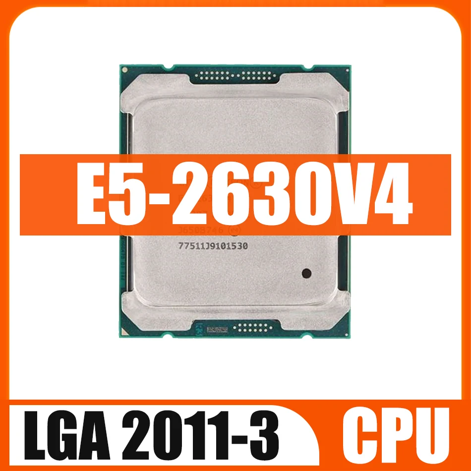 중고 정품 제온 E5 2630 V4 E5-2630V4 프로세서, SR2R7 2.2GHz, 10 코어 25M LGA 2011-3 제온 V4 시리즈 CPU