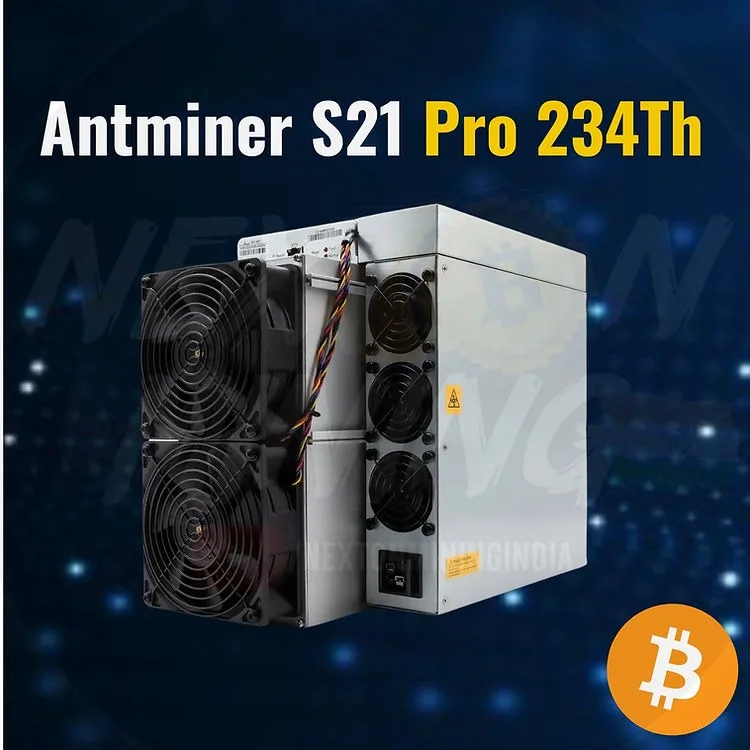 НОВЫЙ Antminer S21 Pro 245TH/s — максимальная мощность майнинга биткойнов (id1369)