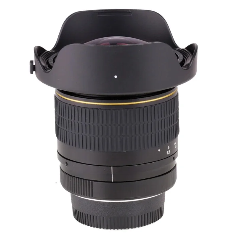 8mm F/3.0 bardzo szeroki kąt typu "rybie oko" obiektyw do Nikon lustrzanka cyfrowa D3100 D3200 D5200 D5500 D7000 D7200 D800 D700 D90 D7100 uwalnia statek — zdjęcie 2