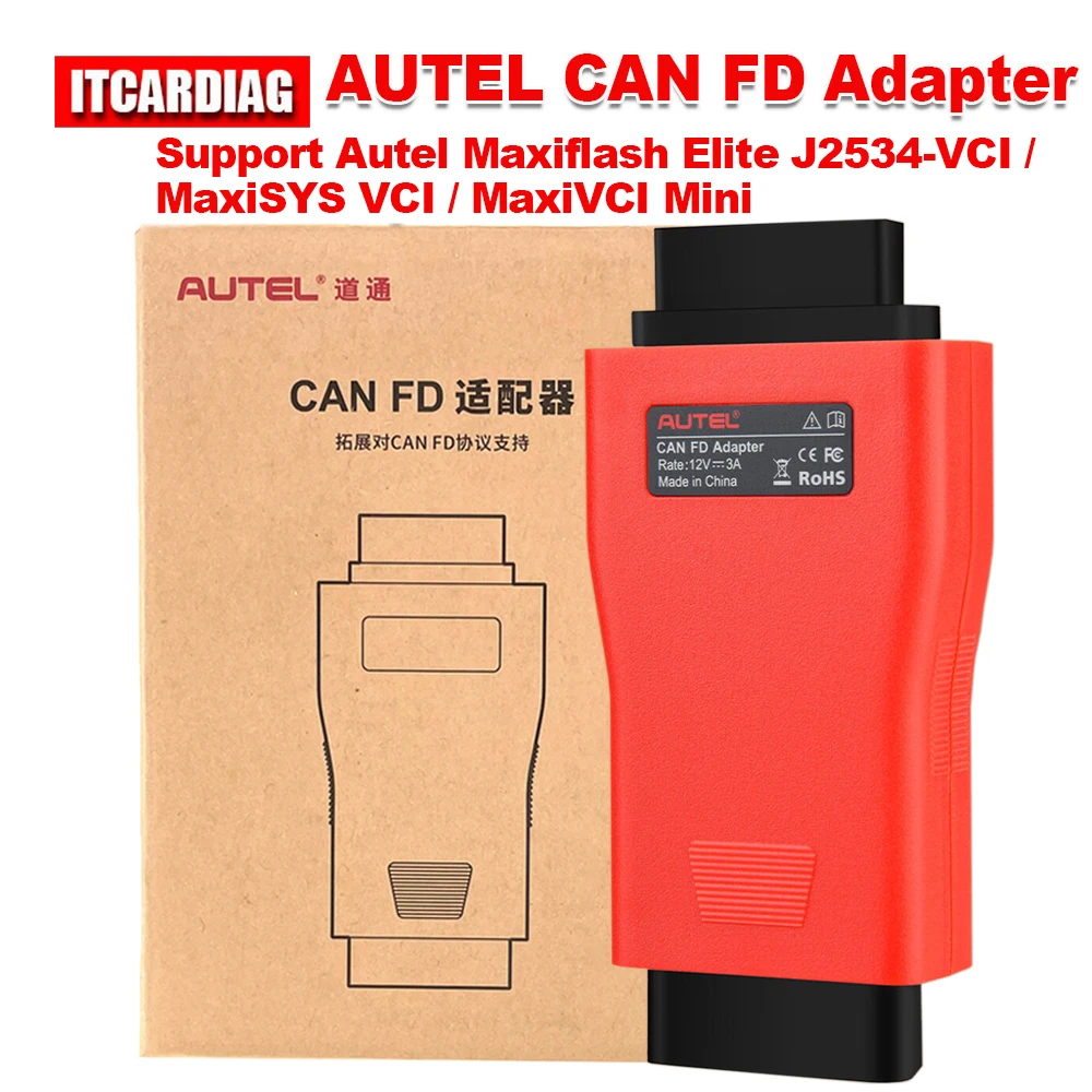 

AUTEL CAN FD Adapter Support CAN FD PROTOCOL for GM for Maxiflash Elite J2534 / MaxiSYS VCI / MaxiVCI Mini Car Diagnosis Tool