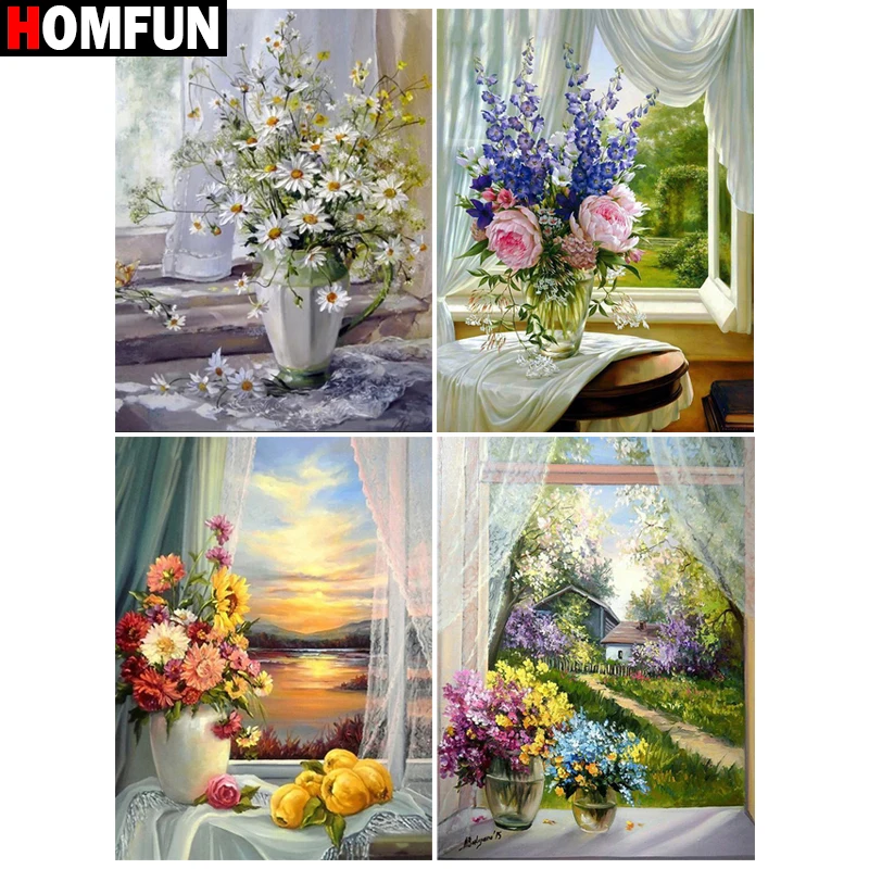 HOMFUN DIY Diamond Painting 