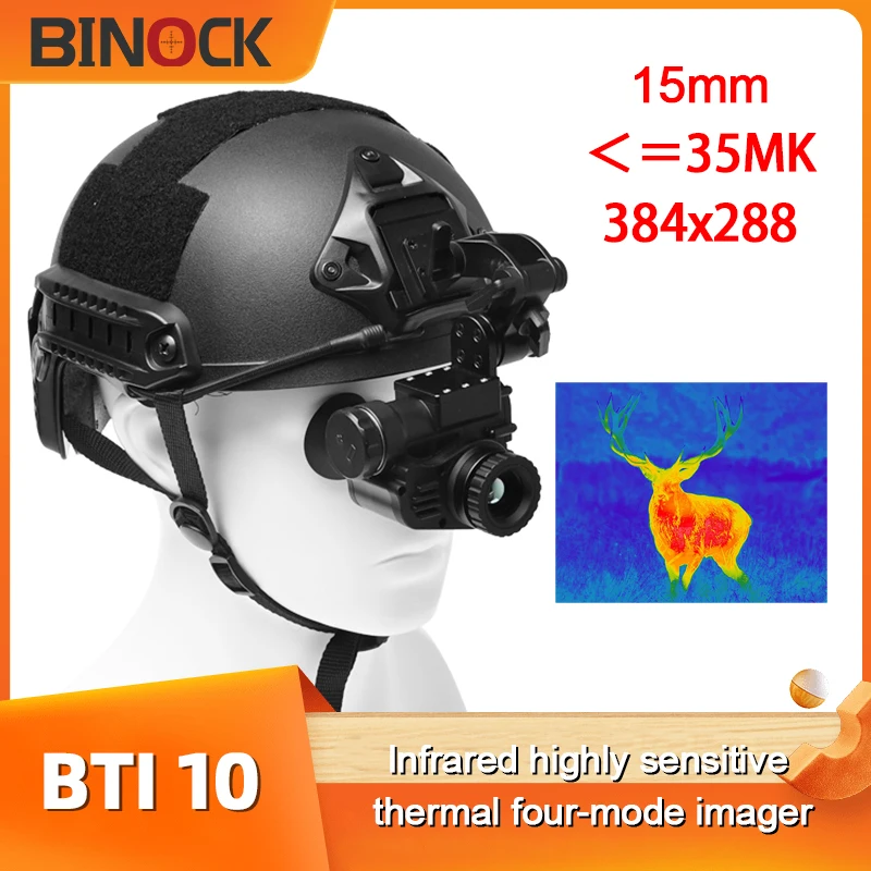 BINOCK BTI10 night version haunting camping hike monoculars binoculars infrared four-mode Imaging optical 384X288 thermal imager