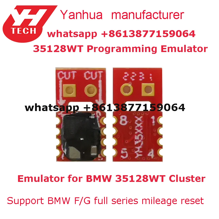 Yanhua original 35160WT 35128WT Emulator Simulator 35XXprogrammer for B M W F/G Chassis VDO Crystal Cluster Mileage