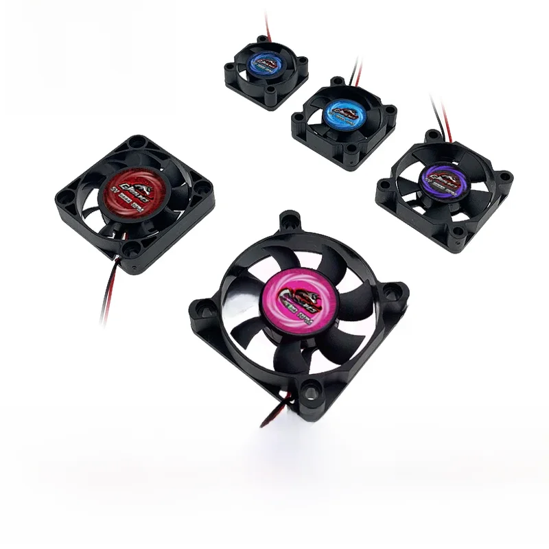 RC ventilator 25/30/35/40/50mm 8000 RPM 5 V-7 V DC Hoge wind koele Motor ESC ventilator koellichaam 30/60/120/150A ESC 36/42mm motor futaba plug - afbeelding 2