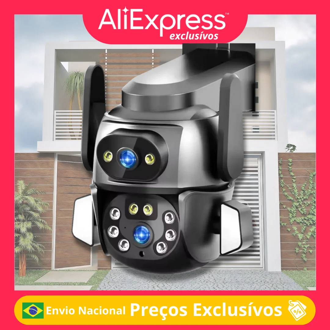 360° WiFi IP Camera with Night Vision Full HD 4K Surveillance