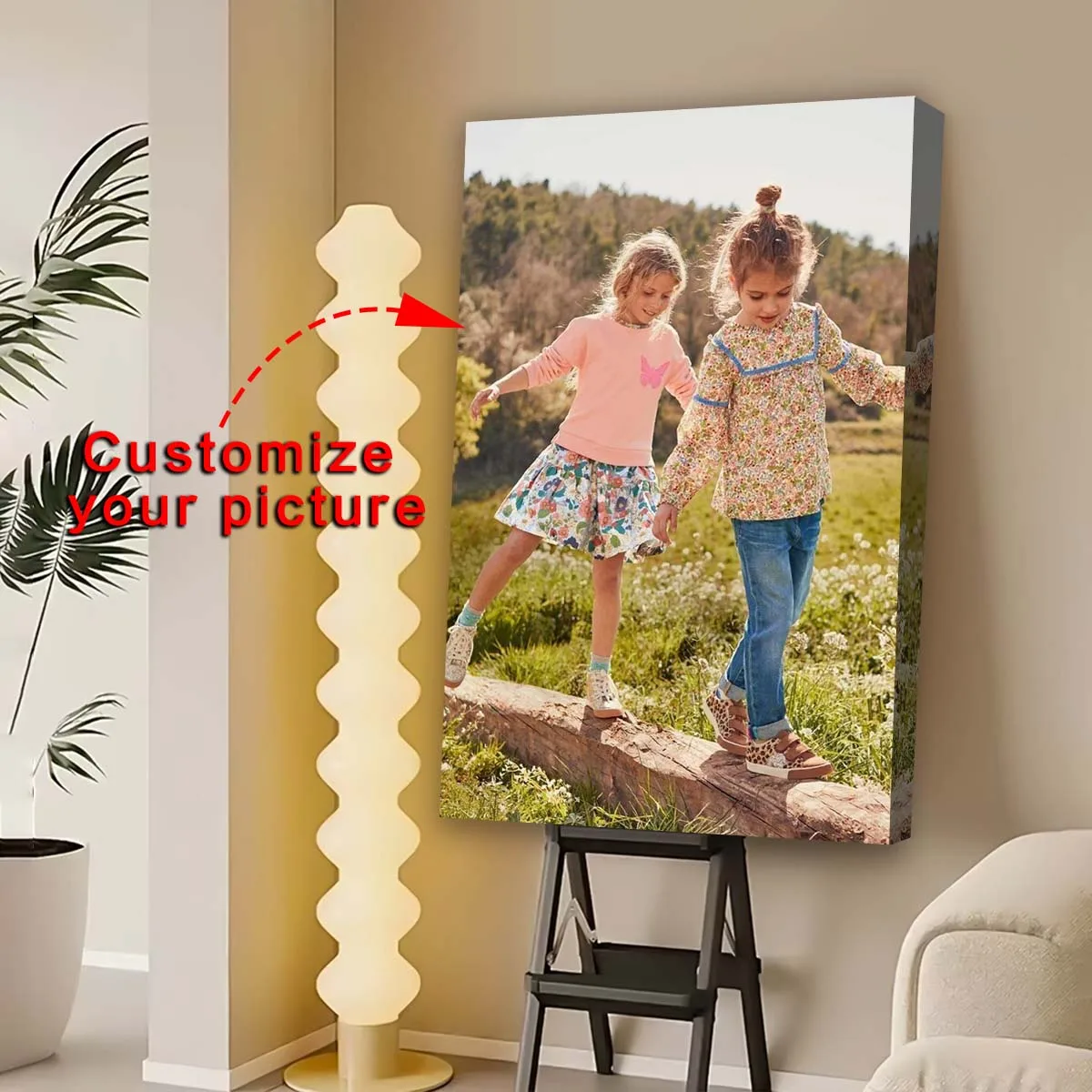 Custom Photo Canvas Printing, Vibrant Modern Bedroom Wall Art, Perfect Unique Gift - view 2
