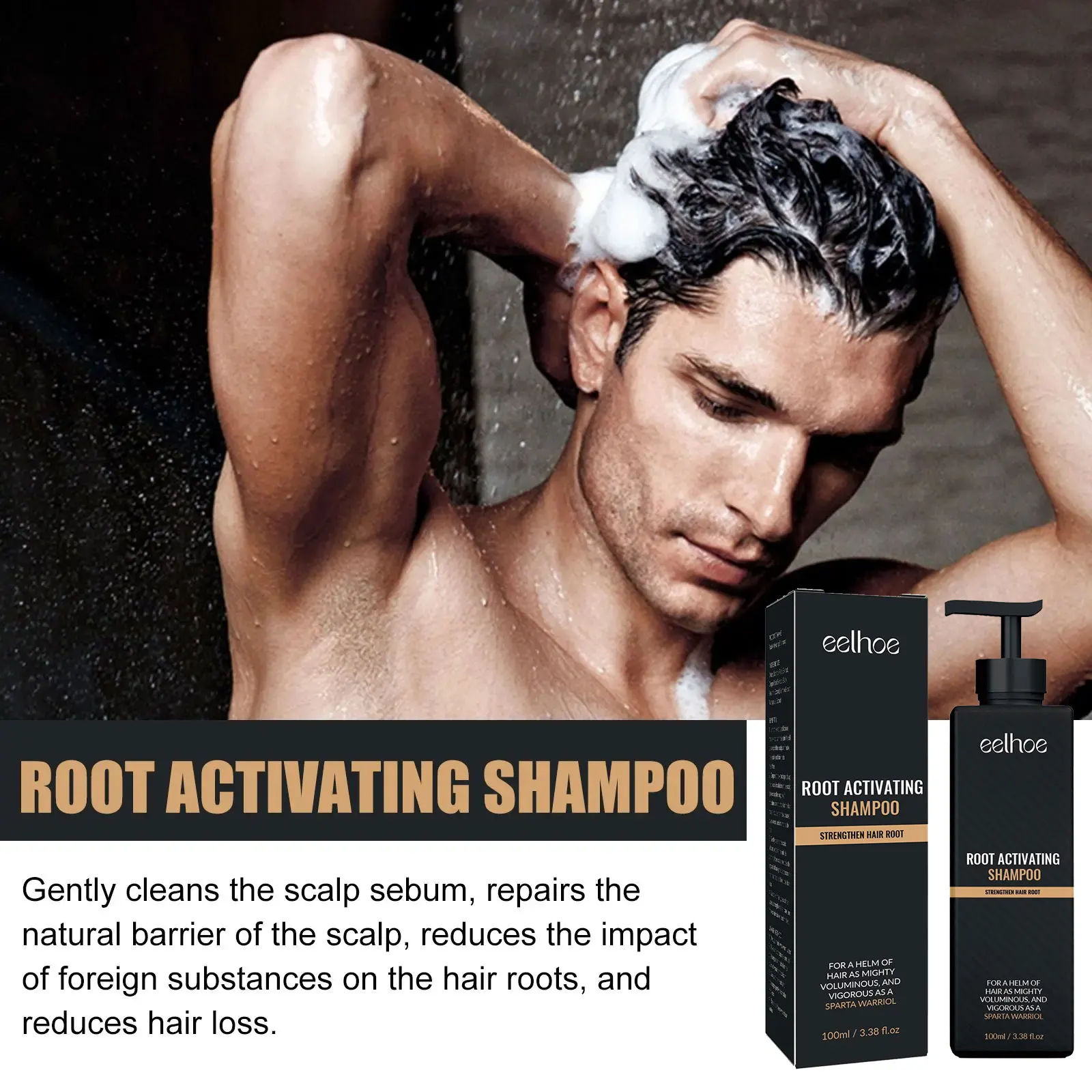 Haar verdickung shampoo zur Förderung der Kopfhaut zirkulation nicht reizendes Öl Kontrolle natürliche Wurzeln Behandlung Haarpflege shampoo