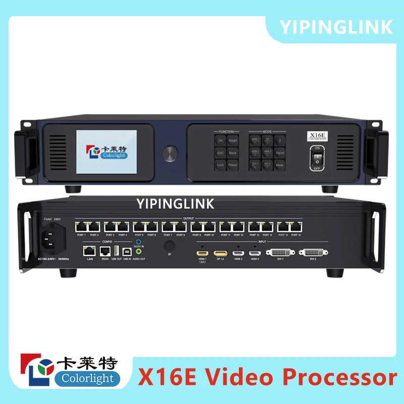 

Colorlight X16E 4K Video Controller Small Pitch Large Rental LED Display Video Processor