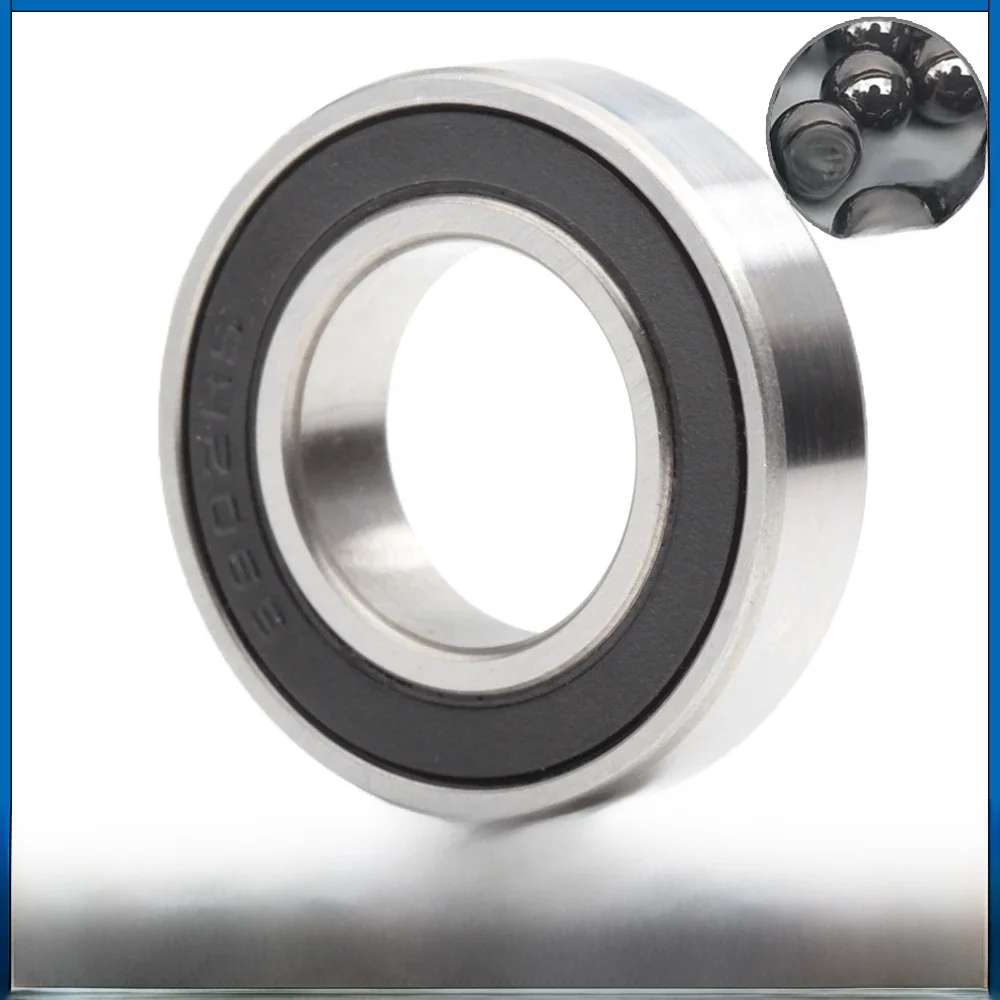AliExpress FUSHI 6902 Hybrid Ceramic Bearing 15x28x7 mm ABEC-1 1PC Bicycle Bottom Brackets & Spares 6902RS Si3N4 Ball Bearings For DT Swiss 350