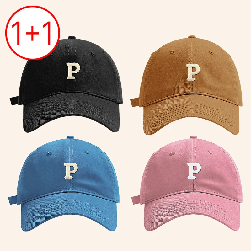 [Today Departee] 1 1 side 100% front ball cap pie logo women women's hat baseball cap cap cap shen Fit Good Cotton New Daily Caso