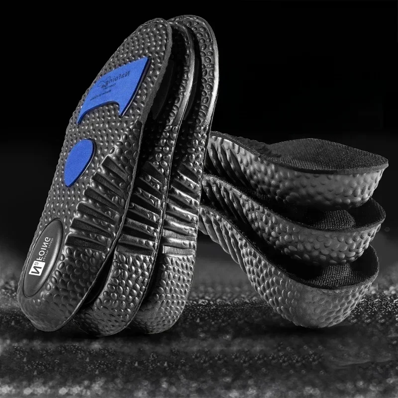 Semelles intérieures de chaussures OligSports pour hommes et femmes, absorption des chocs, support de la voûte plantaire des pieds, coussinets de chaussures Orth4WD, recommandé pour augmenter, 1 paire