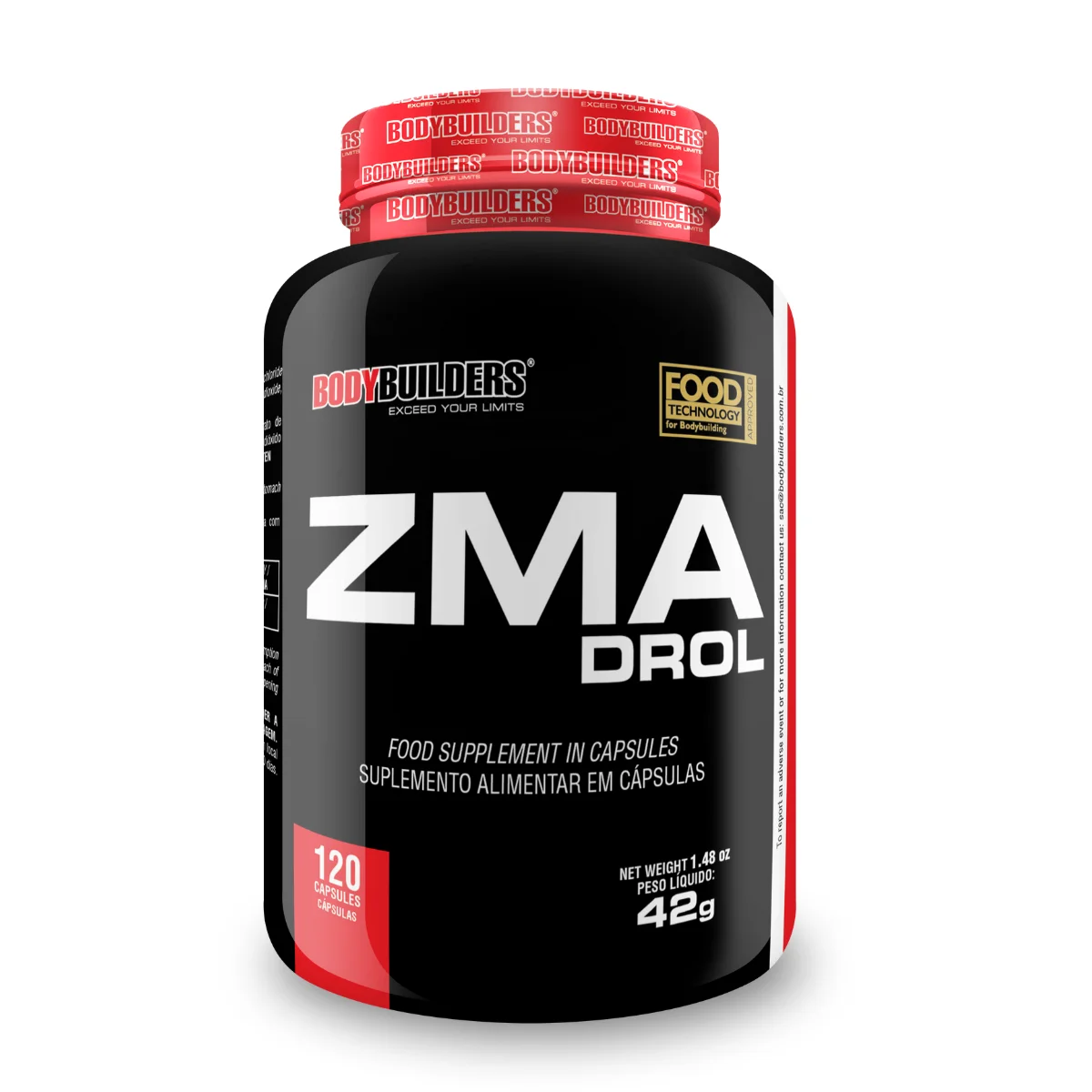 ZMA Drol 120 Capsules-Bodybuilders Supplement for Hormone Replacement