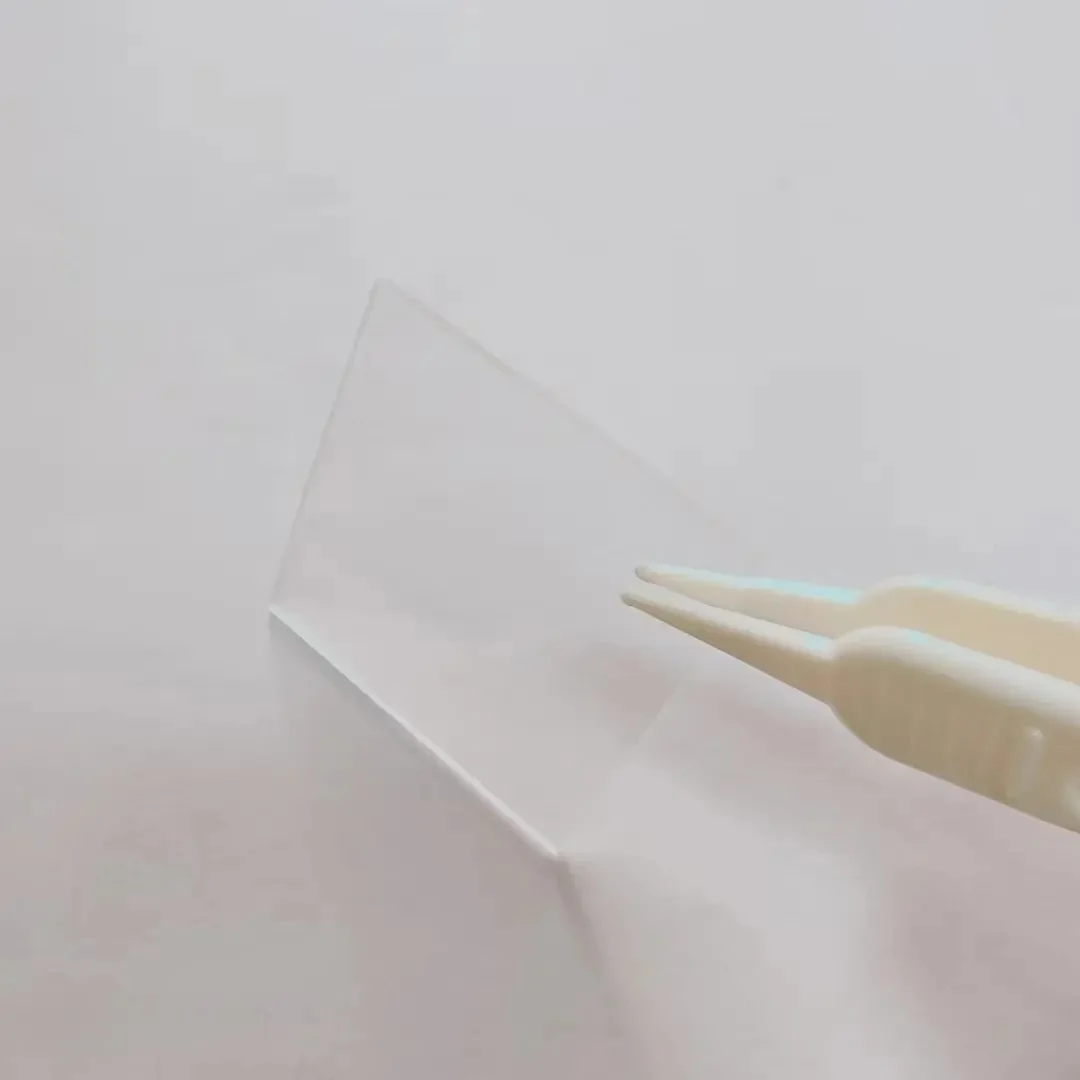 Size 46x46x1.5mm Clear Transparent Short UV IR Rays 200nm To 3000nm Fused Silica Quartz Glass Window Plates JGS2