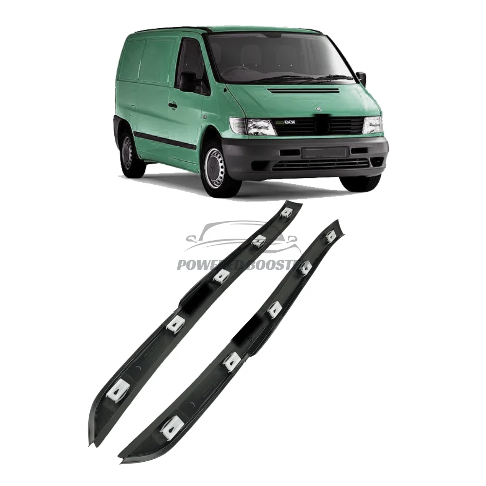 

for Mercedes Vito W638 1996-2003 Front Windshield Glass Ornamental Trim Moulding Pillar Cover Left Right 6386980079 6386980179