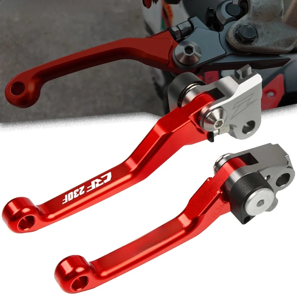 Motocyklowa składana dźwignia sprzęgła i hamulca CNC do HONDA CRF230F CRF230 F CRF 230 F 2003-2017 Dirt Bike CRF230 — zdjęcie 2