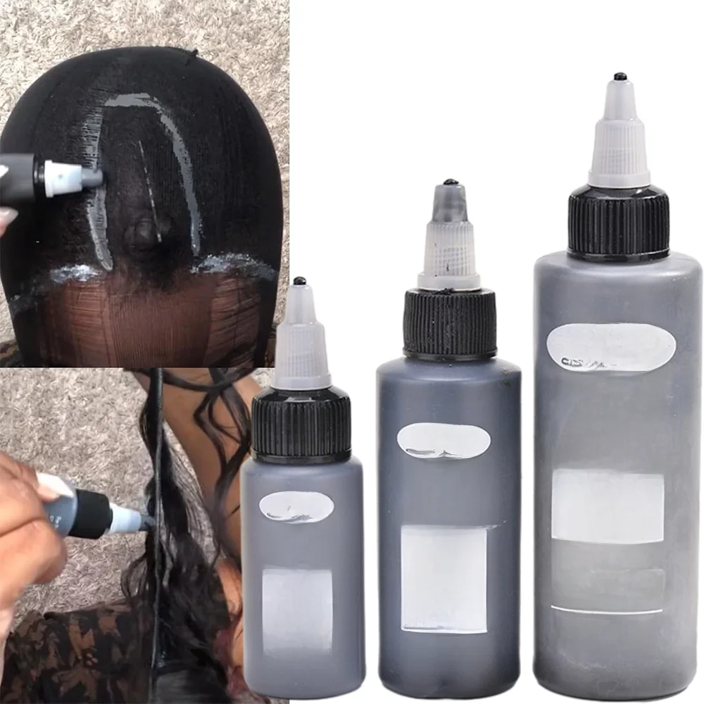 Colle de liaison pour perruque Lace Front, imperméable, forte tenue, résistante à l'eau, Kit d'installation de perruque, ensemble pour fermeture toupet