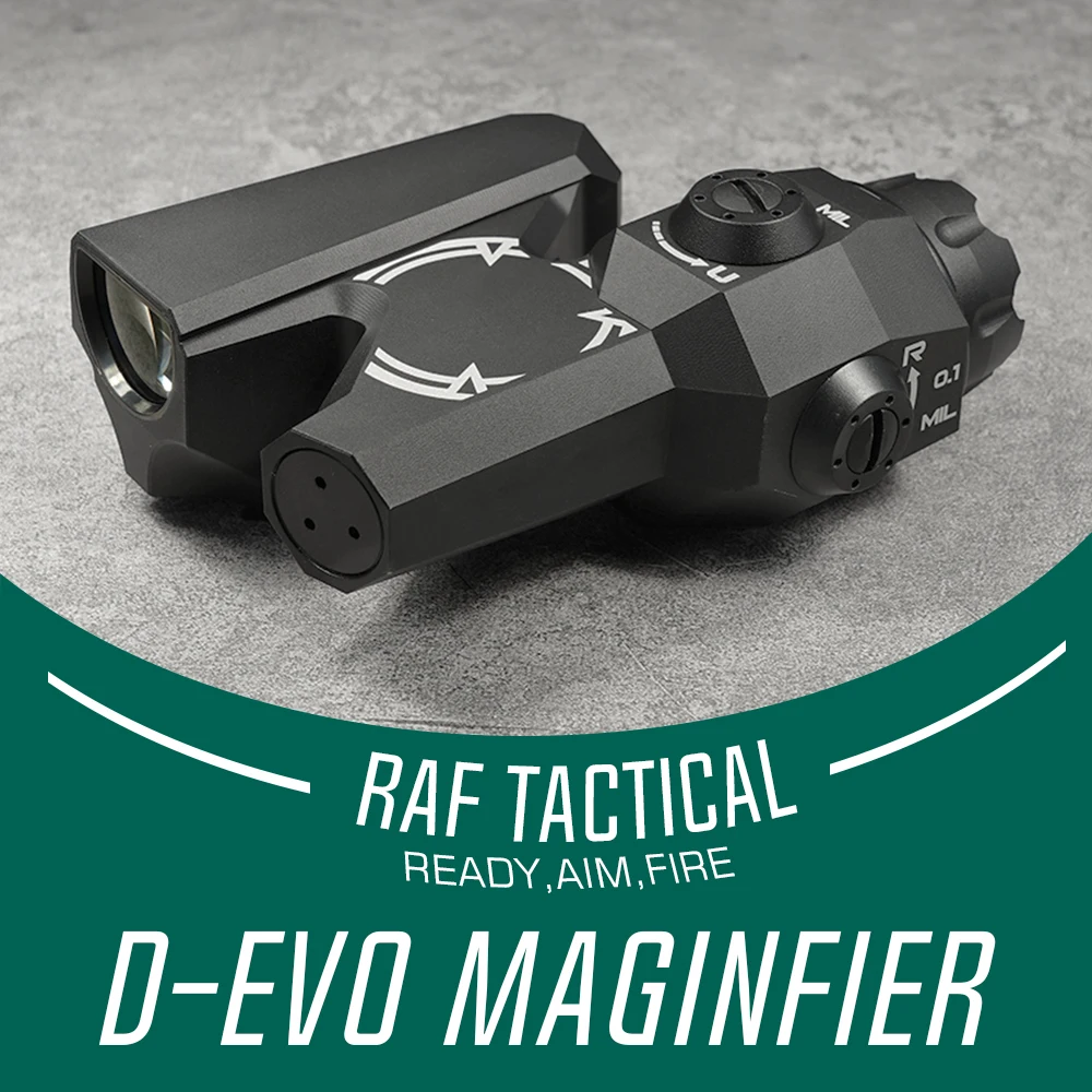 

Tactical DEVO Optic 6x20 CMR-W D-EVO Airsoft with Full Original Markings 1x Red Dot Image And 6x Magnified